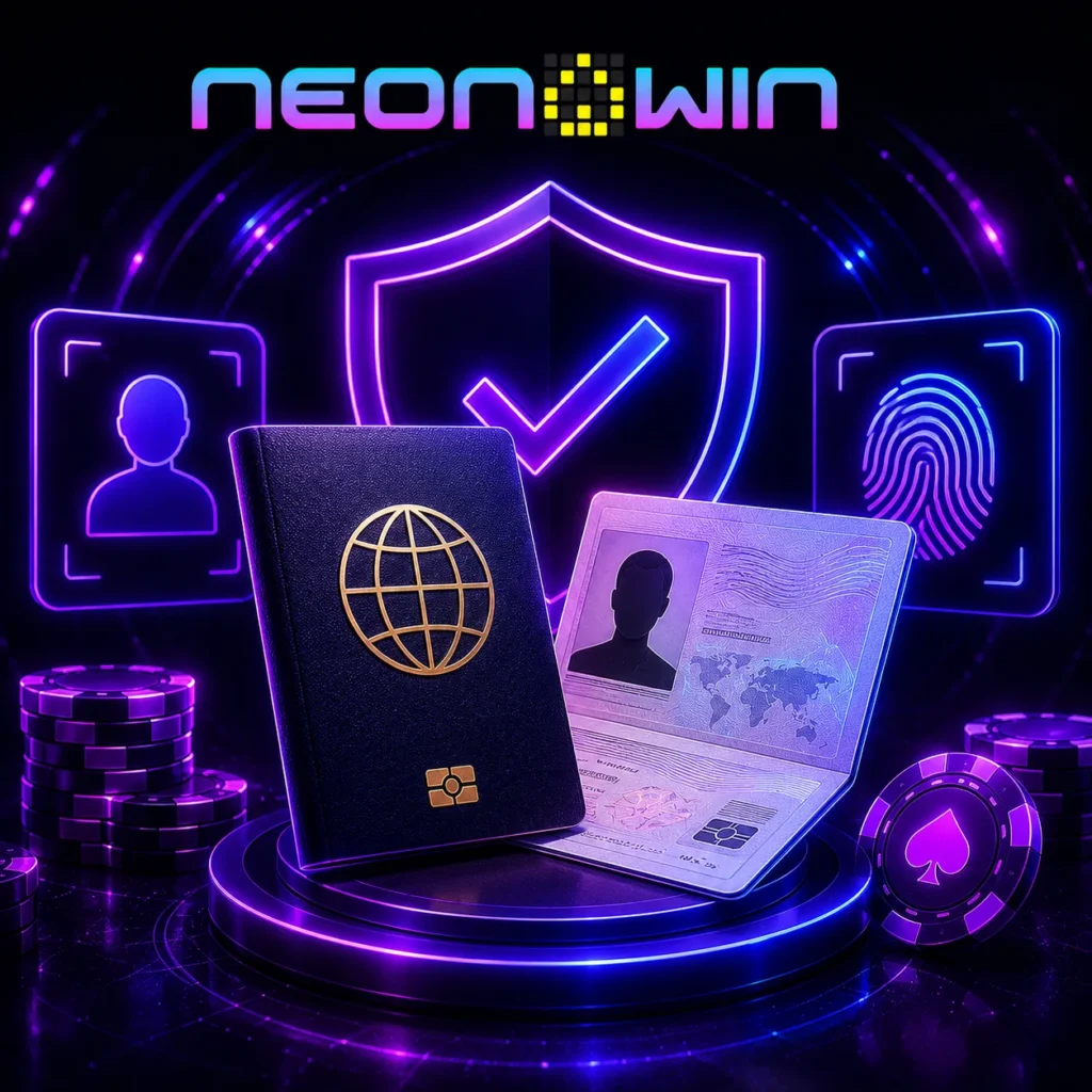 Паспорт и документы для верификации аккаунта NeonWin.