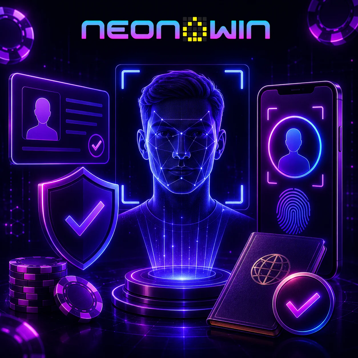 Верификация личности игрока в NeonWin.